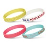 Glow Silicone Wrist Bands Group Decorated